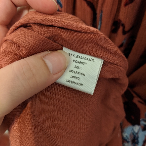 Long sleeve mini dress - Picture 6 of 6